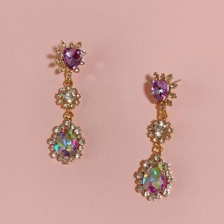 NO.35 キラキラビジューピアス (ピアス)