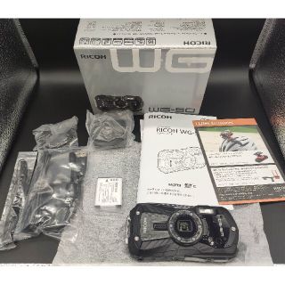 リコー(RICOH)のRICOH WG-50 BLACK 中古(コンパクトデジタルカメラ)