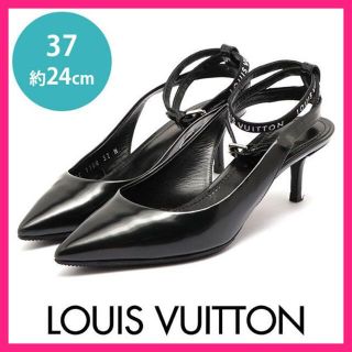 ルイヴィトン(LOUIS VUITTON)のルイヴィトン ロゴストラップ パンプス 37(約24cm)(ハイヒール/パンプス)