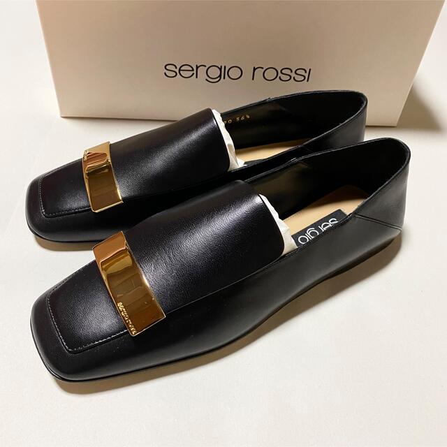 新品未使用！送料込み★Sergio Rossi★SR1 スリッパ＆バレエフラット