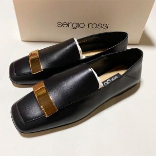 セルジオロッシ(Sergio Rossi)の新品未使用！送料込み★Sergio Rossi★SR1 スリッパ＆バレエフラット(ローファー/革靴)