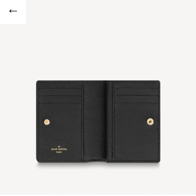 LOUIS VUITTON(ルイヴィトン)の正規品新作 新品 ルイヴィトン ポルトフォイユ クレア ピンク黒ブラック折り財布 レディースのファッション小物(財布)の商品写真