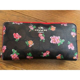 コーチ(COACH)のななお様専用　COACH 花柄長財布(財布)