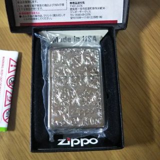 ジッポー(ZIPPO)のジッポライター純銀(タバコグッズ)