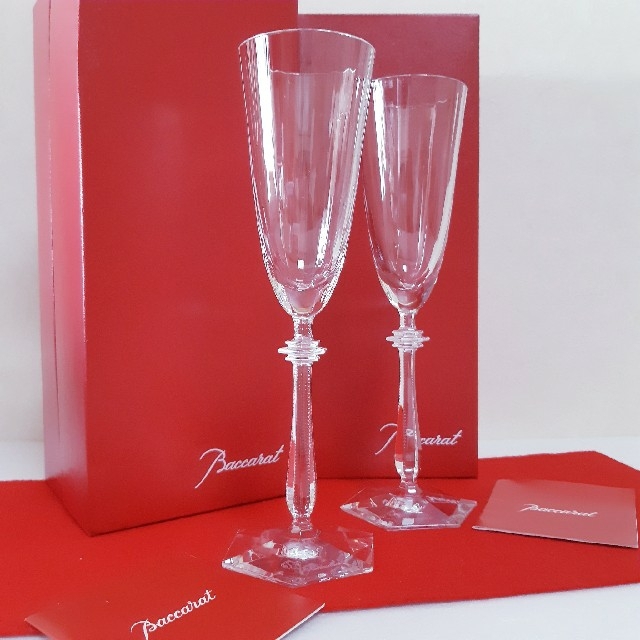 バカラ グラス アルカード シャンパンフルートグラス 2箱セット
