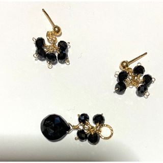 ピアスとネックレスチャームのセット(ピアス)