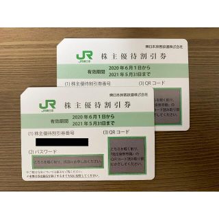 ジェイアール(JR)のJR東日本 東日本旅客鉄道 株主優待券 2枚(その他)