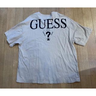 ゲス(GUESS)のGUESS半袖TシャツベージュL(Tシャツ(半袖/袖なし))