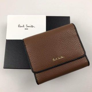 ポールスミス(Paul Smith)の新品 Paul Smith ポールスミス ブラウン 折り財布マルチストライプタフ(財布)