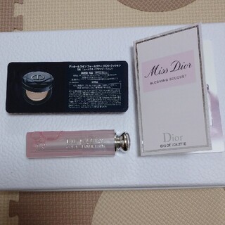 ディオール(Dior)のルッカ様専用⭐ディオールアディクトリップグロウ001&香水・ファンデサンプル付き(リップグロス)