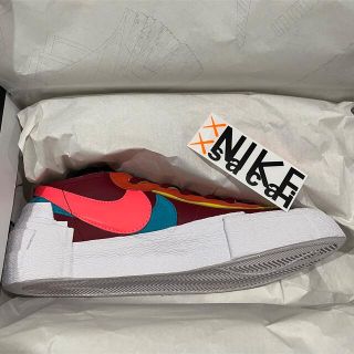 ナイキ(NIKE)のNike sacai KAWS Blazer Low Team Red(スニーカー)