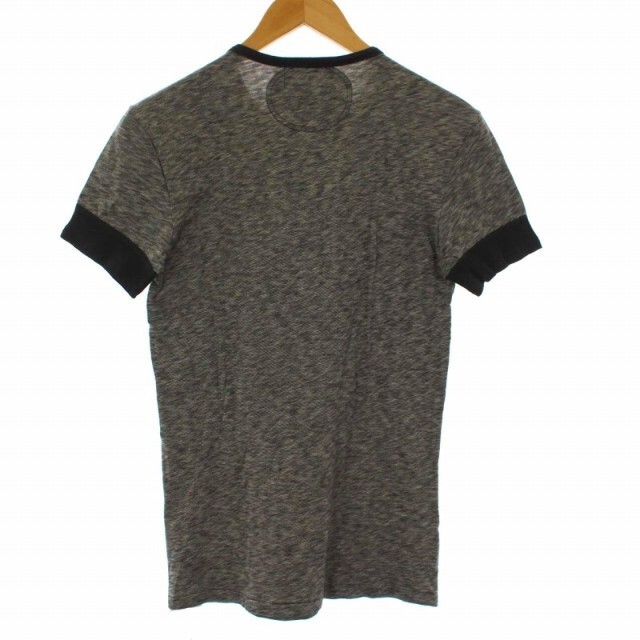 RRL(ダブルアールエル)のダブルアールエル ラルフローレン バンドカラー 総柄 Tシャツ XS グレー メンズのトップス(Tシャツ/カットソー(半袖/袖なし))の商品写真
