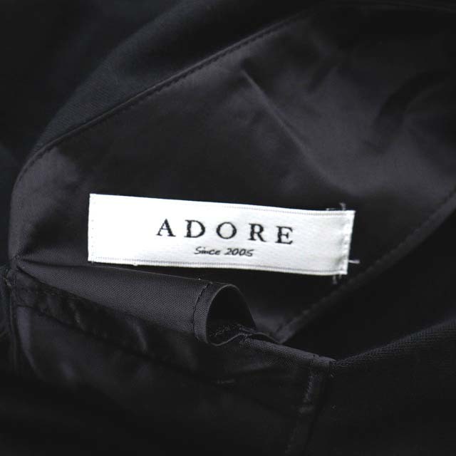 ADORE(アドーア)のアドーア ADORE カットソー 長袖 ウール 38 M 黒 ブラック レディースのトップス(カットソー(長袖/七分))の商品写真