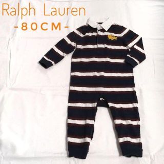 ラルフローレン(Ralph Lauren)の✨りんご様✨ラルフローレン RALPHLAUREN　長袖ロンパース　80cm(ロンパース)