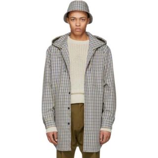 アクネ(ACNE)のacne studios Navy Check Merves Jacket(ブルゾン)