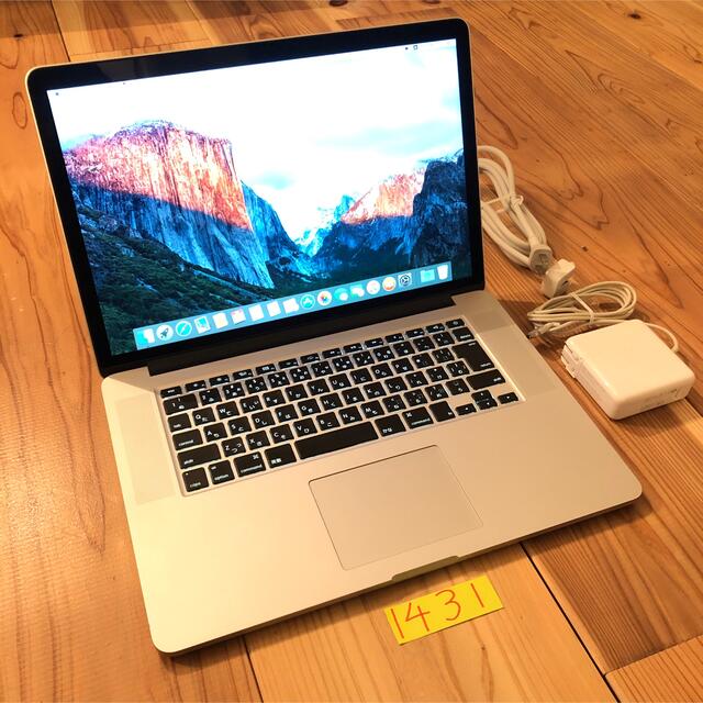 Mac (Apple) - バッテリー新品 MacBook pro retina 15インチ mid2015