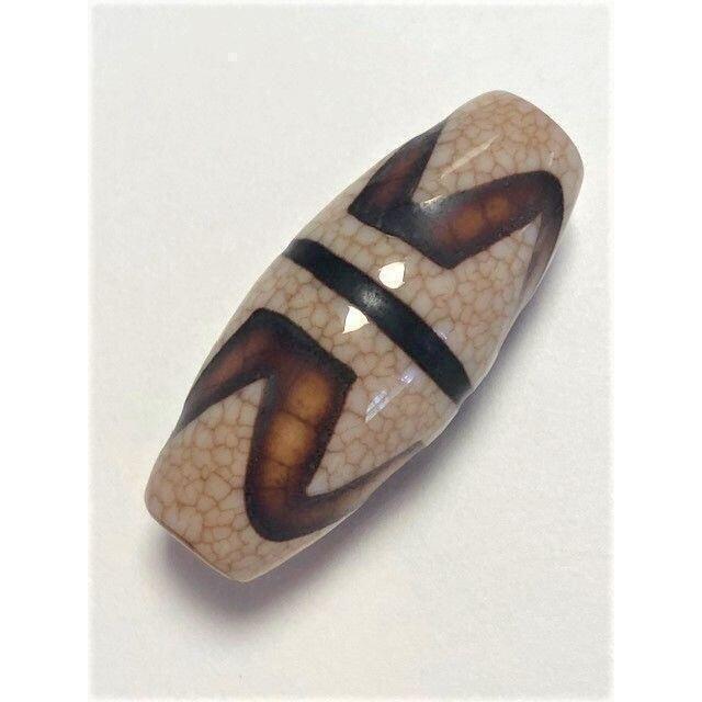dZi beads ジービーズ 西蔵 至純龍紋 双虎牙天珠 高品質!! kanfa720.com