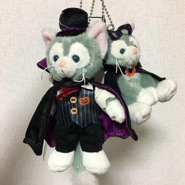 ディズニー ジェラトーニ ハロウィン ぬいぐるみバッジ ＆ ぬいぐるみストラップダッフィー