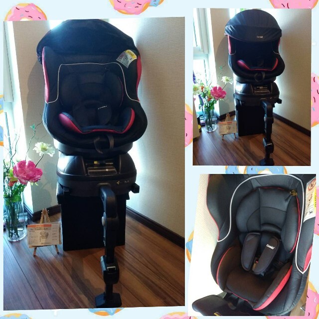 ⒕☆極美品☆コンビ クルムーヴ ISOFIX EG PJ☆回転チャイルドシート