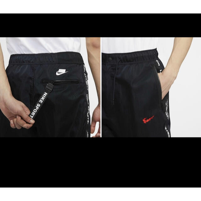 NIKE(ナイキ)の定価13200円☆ 新品 NIKE NSP ウーブンパンツ M クロップド　黒 メンズのパンツ(その他)の商品写真