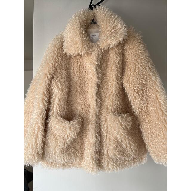 UNITED ARROWS(ユナイテッドアローズ)のTHINK FUR ファージャケット レディースのジャケット/アウター(毛皮/ファーコート)の商品写真