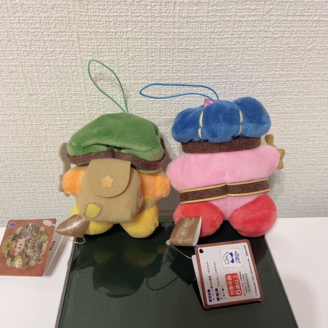 【新品】星のカービィ カービィと夢幻の歯車 マスコット 2種セット エンタメ/ホビーのおもちゃ/ぬいぐるみ(キャラクターグッズ)の商品写真