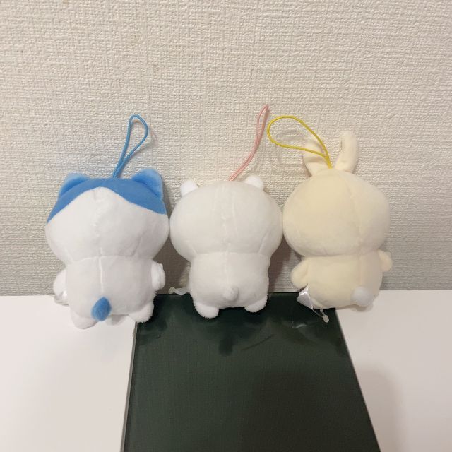 【新品】ちいかわ 草むしり検定マスコット〈全3種〉コンプセット（非売品） エンタメ/ホビーのおもちゃ/ぬいぐるみ(キャラクターグッズ)の商品写真