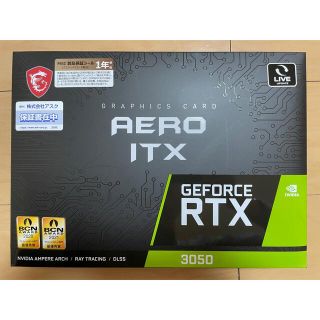 MSI GeForce RTX 3050 AERO ITX 8G(PCパーツ)