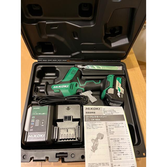HiKOKI(日立工機)CR18DA 18Vコードレスセーバーソー フルセット 即日