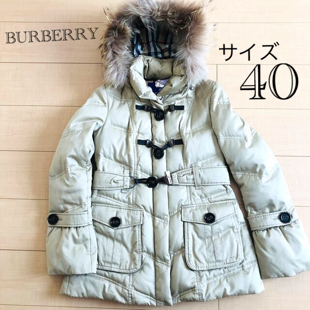 BURBERRY BLUE LABEL ダウンジャケット ロゴ ノバチェック 一番人気物 BURBERRY BLUE LABEL ダウンジャケット ロゴ ノバチェック 一番人気物