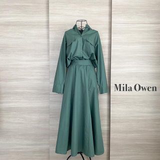 ミラオーウェン(Mila Owen)のMila Owen ミラオーウェン　ボタンダウンドルマンシャツワンピース(ロングワンピース/マキシワンピース)