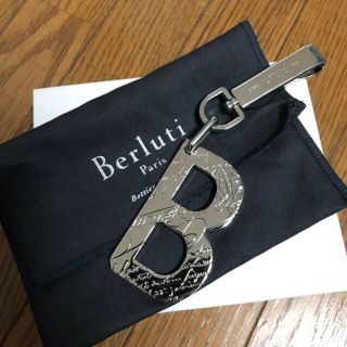 Berluti - 極美品定価7万ベルルッティberluti Bロゴメタルスクリット