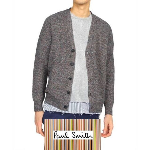 カーディガン新品☆Paul Smith カラーメランジグラデーションカーディガン☆M☆②