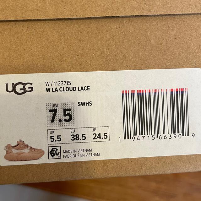 UGG(アグ)の新品未使用★24.5㎝　UGG LA Cloud Lace クラウド レース レディースの靴/シューズ(スニーカー)の商品写真