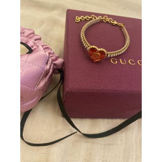 Gucci - GUCCI インターロッキングG クリスタル ハート付きの通販