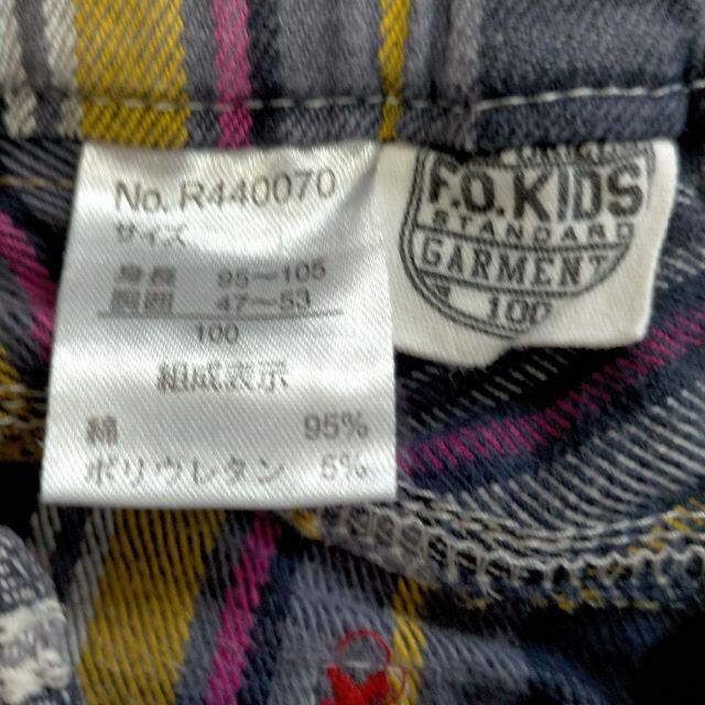 F.O.KIDS(エフオーキッズ)のF.O.KIDSデニムパンツ　サイズ100 キッズ/ベビー/マタニティのキッズ服男の子用(90cm~)(パンツ/スパッツ)の商品写真