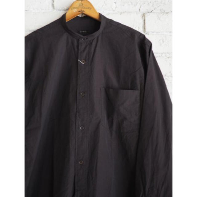 COMOLI - comoli バンドカラーシャツ 2番 ブラックの通販 by shin's ...
