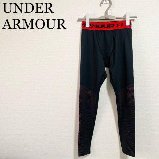 アンダーアーマー(UNDER ARMOUR)の★未使用★アンダーアーマー レギンス  スパッツ 黒 赤(トレーニング用品)