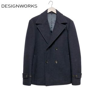 デザインワークス(DESIGNWORKS)のDESIGNWORKS【サンプル品】ショートピーコート size48(ピーコート)