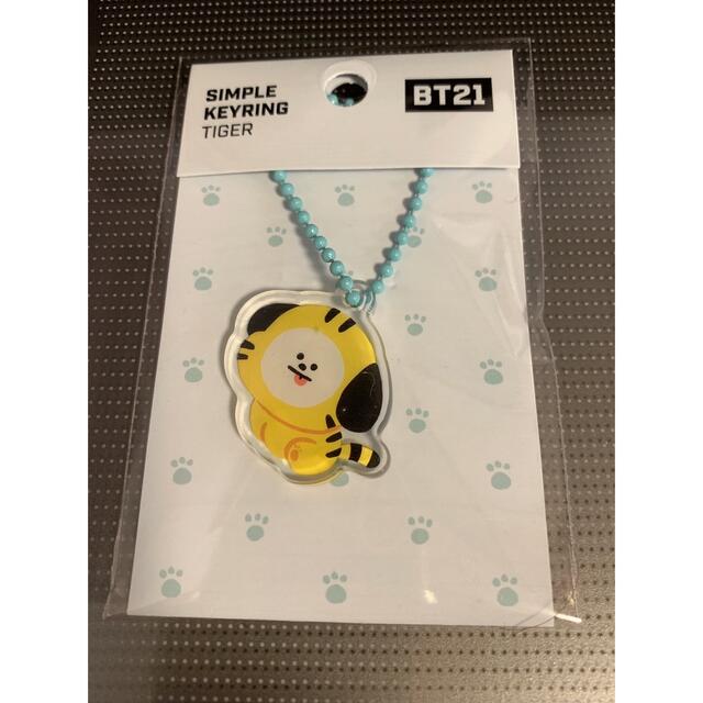 防弾少年団(BTS)(ボウダンショウネンダン)のBTS★BT21★アクリルシンプルキーリング★タイガー★干支★CHIMMY エンタメ/ホビーのタレントグッズ(ミュージシャン)の商品写真