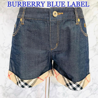 バーバリーブルーレーベル(BURBERRY BLUE LABEL)のニャン様専用　BURBERRY BLUE LABEL デニムショットパンツ　24(ショートパンツ)