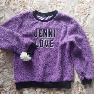 ジェニィ(JENNI)のジェニィ　　⭐未使用美品⭐　Jennyロゴモコモコスウェット(ニット)