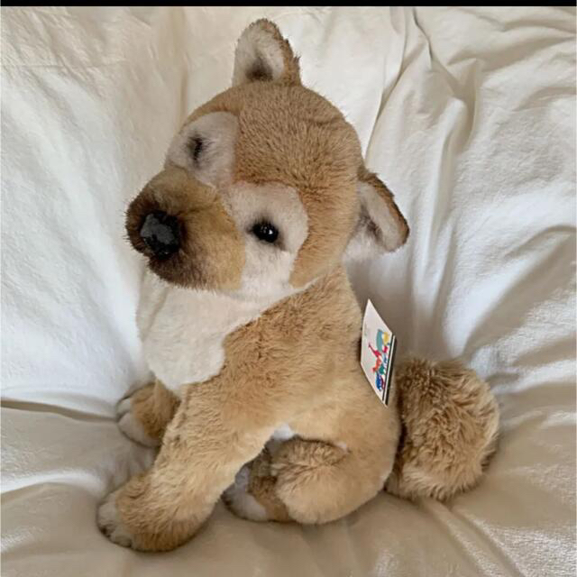 ジョックライン社 小首を傾げる柴犬 ぬいぐるみ 〔イタリア製〕JOCKLINE | フリマアプリ ラクマ