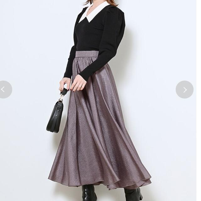 SNIDEL - snidel スナイデル シャイニーフレアスカート size0の SNIDEL - snidel スナイデル シャイニーフレアスカート size0の