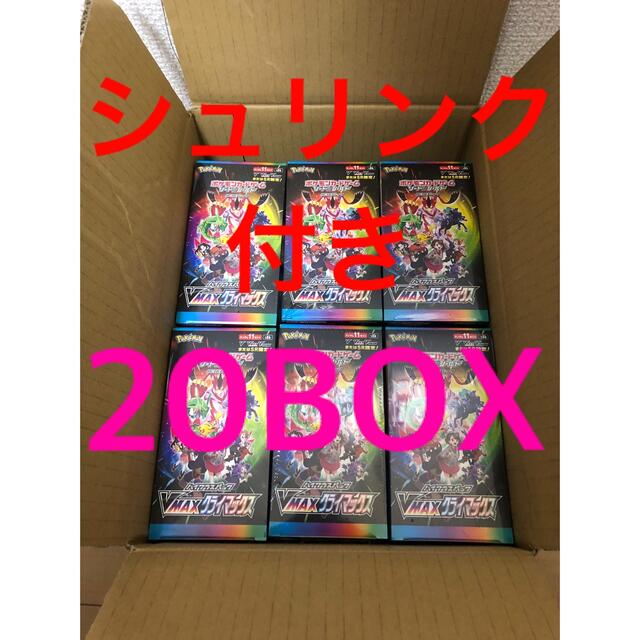 人気の春夏 - ポケモン 【シュリンク付 vmaxクライマックス 20BOX