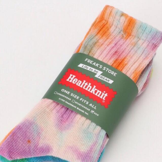 FREAK'S STORE(フリークスストア)のHealthknit ヘルスニット タイダイ柄 ソックス メンズのレッグウェア(ソックス)の商品写真