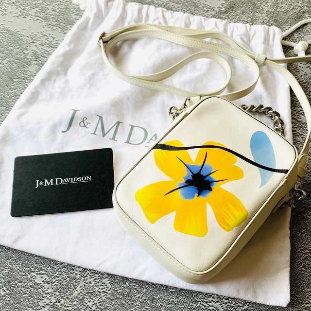 J&M DAVIDSON - J&M DAVIDSON PEBBLE MINI flower 2way bagの通販 by