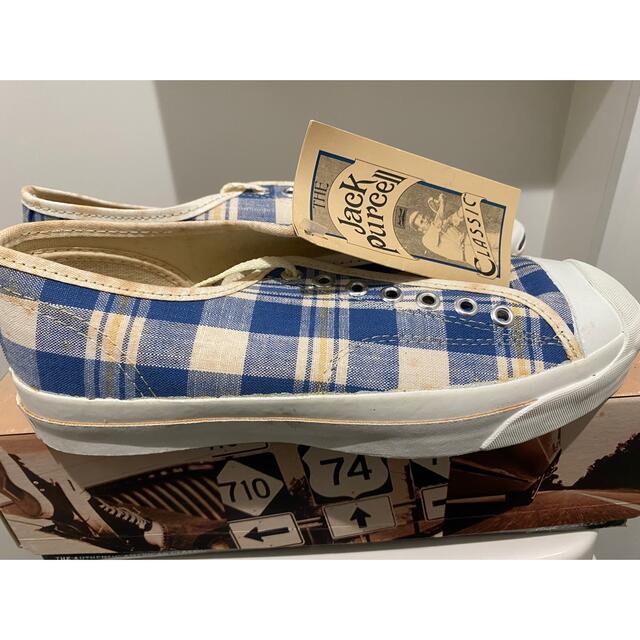 CONVERSE - 90s USA製 コンバース ジャックパーセル チェック柄 CONVERSE - 90s USA製 コンバース ジャックパーセル チェック柄