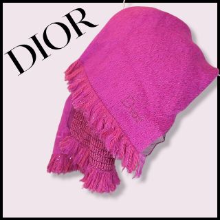 クリスチャンディオール(Christian Dior)のChristian Dior クリスチャン ディオール マフラー ストール 大判(ストール/パシュミナ)