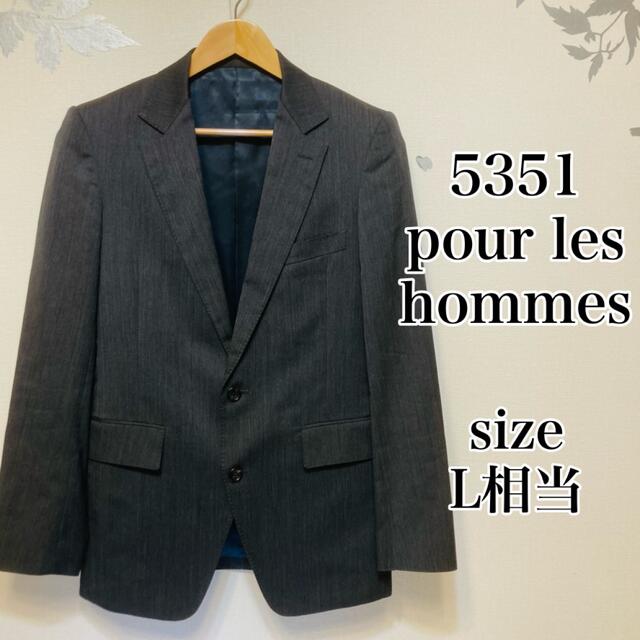 開店祝い  Hommes/テーラードジャケット Les 【美品】5351Pour テーラードジャケット